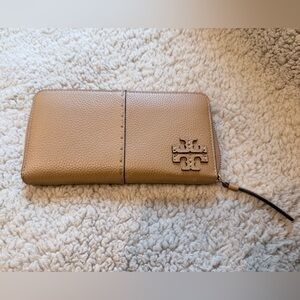 Tory Burch Tan Leather Wallet